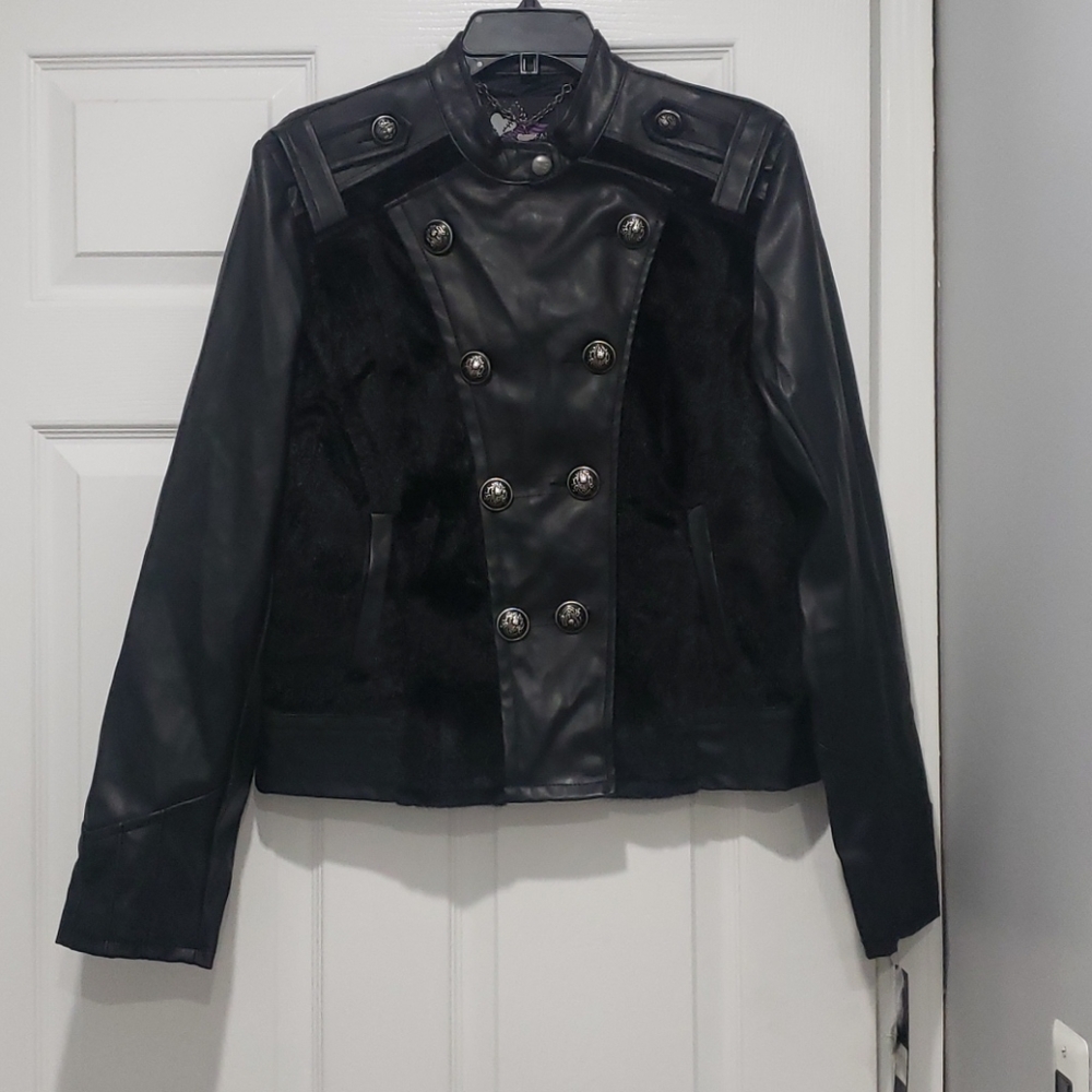 BUFFALO David Britton Biker Faux Leather Jacket